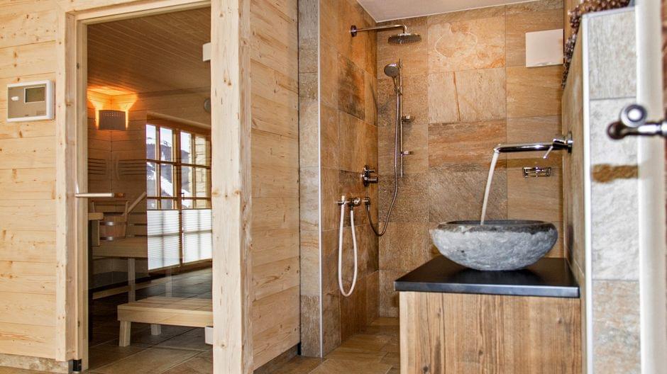 Almhütte mit Sauna
