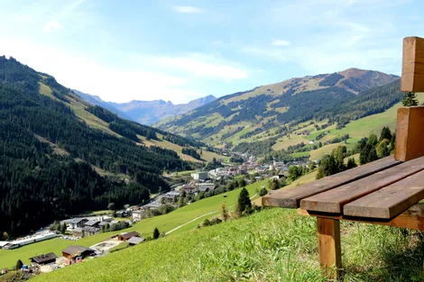 Blick auf Saalbach Hinterglemm